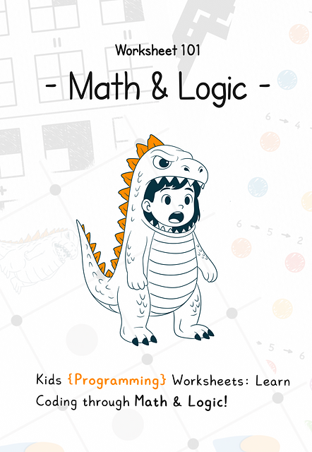 [25% OFF - FOR MALAYSIA][ENGLISH] 101 Worksheet Coding - Math & Logic